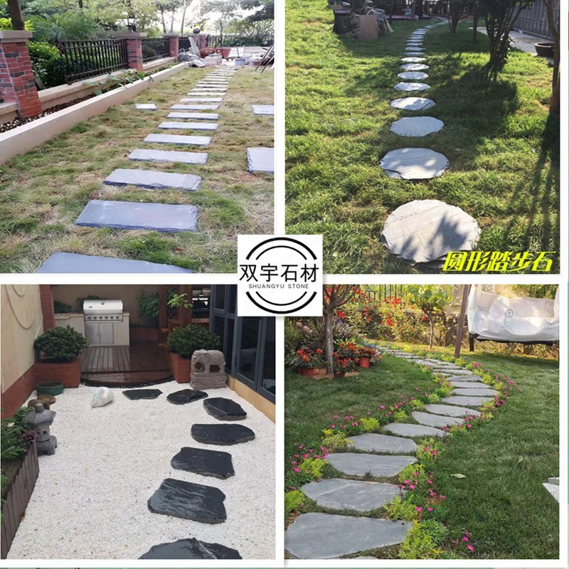 Синие каменные ступени, нерегулярные ступени, камни для ног, плитка для сада, декоративные садовые ступени