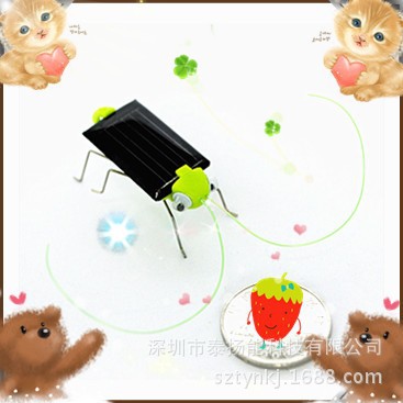 Factory Direct Sales Solar Grasshopper Solar Toy Grasshopper Solar Science and Education Simulation Bug Grasshopper