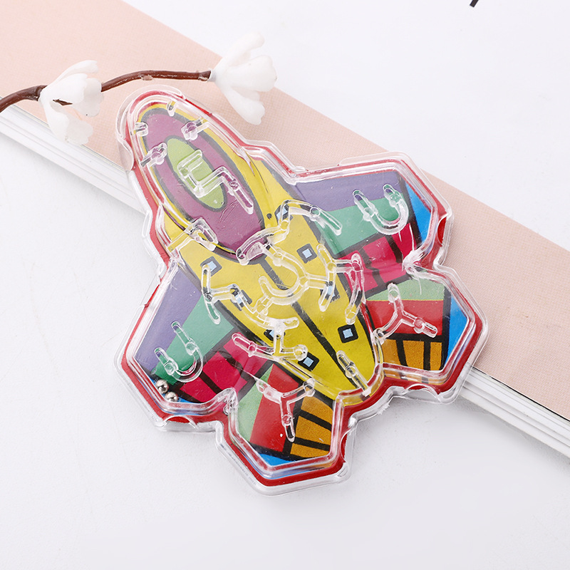 Игрушки для Обучения Лабиринт с Бусинами Пластиковый Лабиринт Маленькие Игрушки Мяч Награда для Детского Сада Малые Учебные Помощники