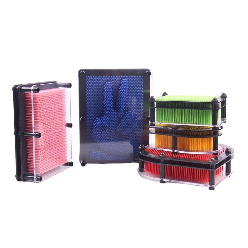 Creative Stereo Ever-Changing Needle Hand Mold, Ever-Changing Needle Painting Sculpture Material Handprint, Children's Day Student Decompression Gift