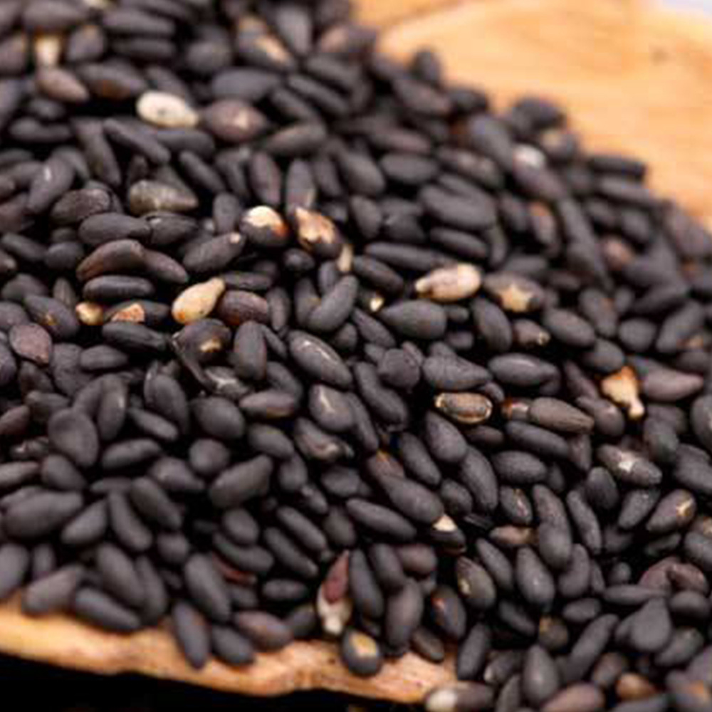 Nianxiangyuan Grain Mill Raw Materials Whole Grains Wholesale Low Temperature Baking Ready-To-Eat Cooked Black Sesame Seeds Clean and Sand-Free