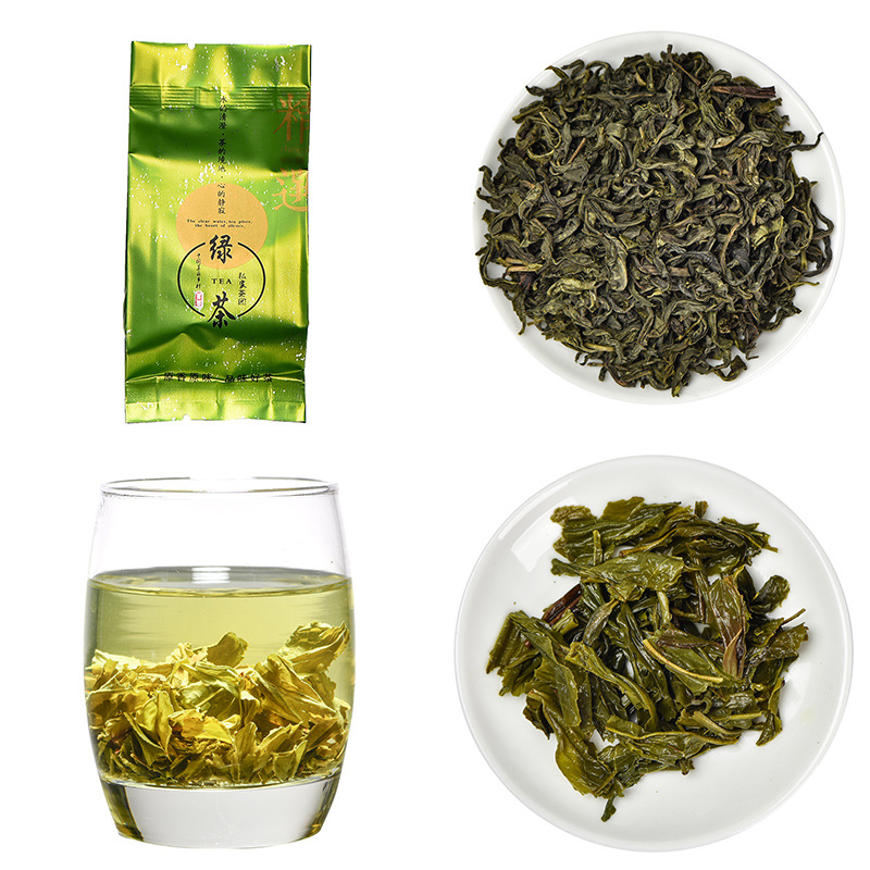 Hotel super wholesale bulk small bags of independent small packaging tea green tea stall mode shake sound live to make a shovel