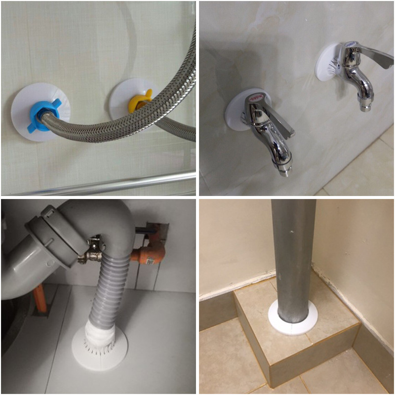 Heating pipe decorative cover faucet angle valve water pipe decorative cover wall hole cover mouth guard steel pipe hole cover ugly cover