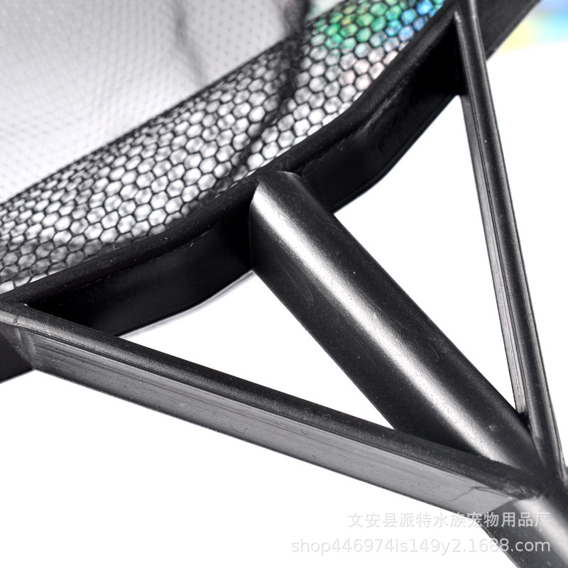 Square Fishing Net, Black Integrated Fishing Net, Hand-Crafted for Catching Ornamental Fish, Tropical Fish Tanks, Aquariums, and Catching Fish