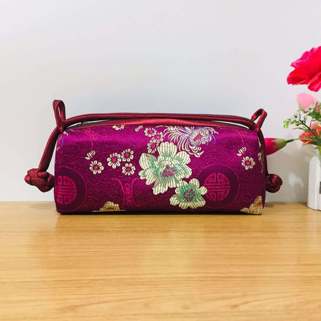 Button Handbag, Chinese Style Cheongsam Matching Bag, Makeup Storage Bag, Evening Bag, Classical Style Gift