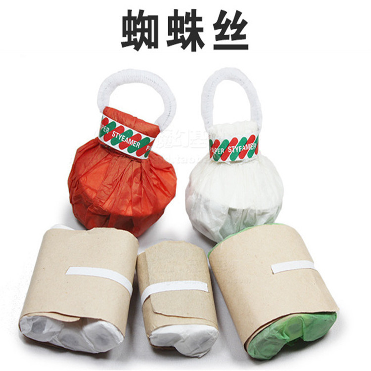 30 Head Hand Throwing Spider Silk Grate Spider Silk Magic Hand Throwing Paper Bar Atmosphere Hand Throwing Ribbon