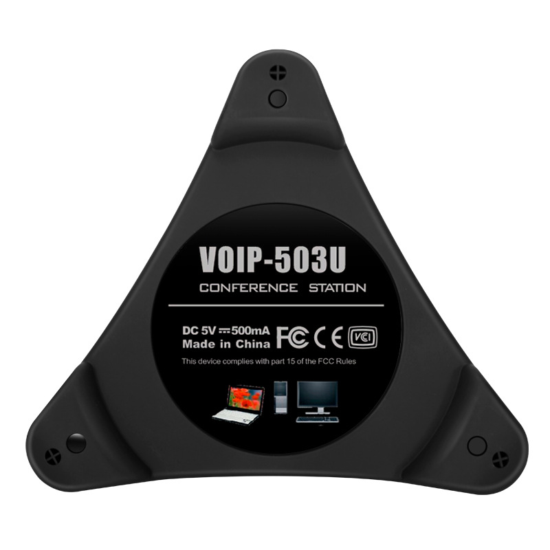 Noise Reduction Video Conference Omni-directional Microphone Audio Integrated Pickup Conference Phone Printable LOGO Office Equipment