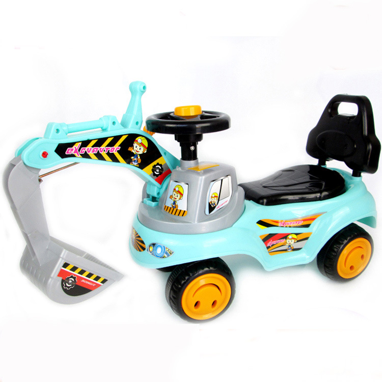 Excavator toy digger children's toy can sit excavator engineering vehicle sliding boy toy digger New