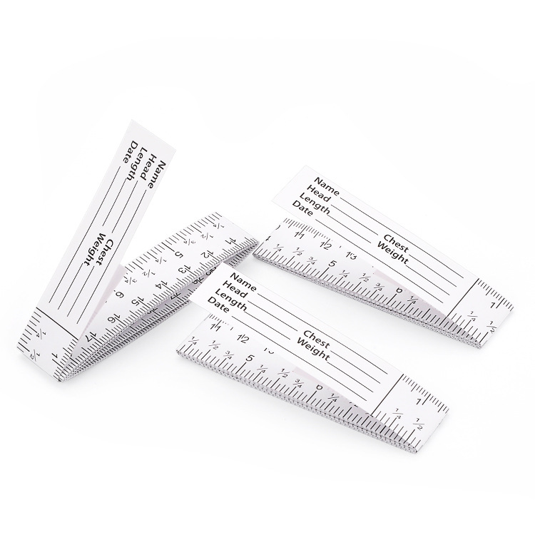 Wentai tape measure factory supplies 1.5 meters inch paper ruler spot centimeter inch scale coated paper ruler