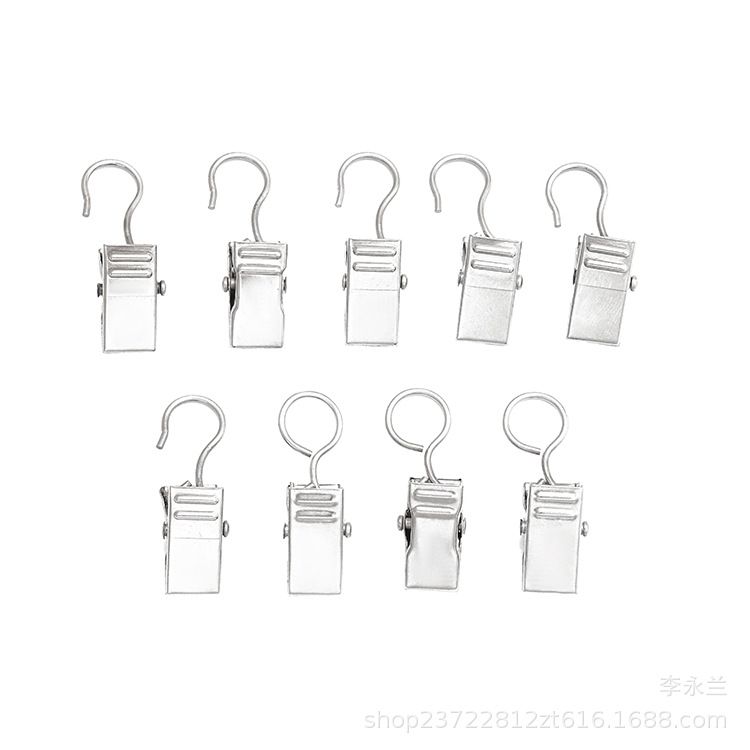 Open Close Curtain Clip Metal Clip Serrated Belt Ring Curtain Buckle Shower Curtain Clip Curtain Clip Curtain Clip