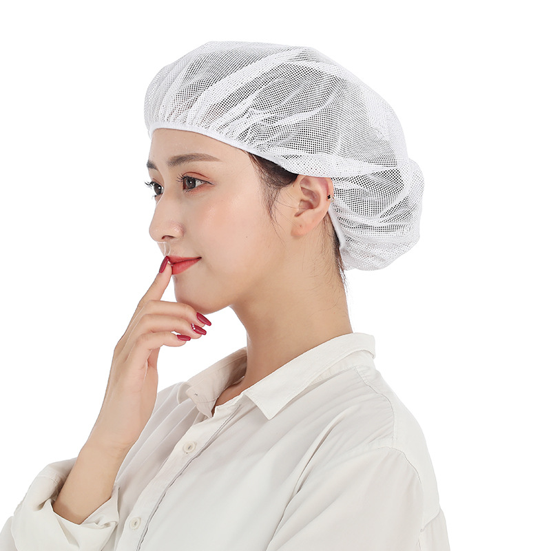 Xuanzhi New Chef kitchen dust-free work mesh hat female factory workshop food factory hat catering anti-static dustproof