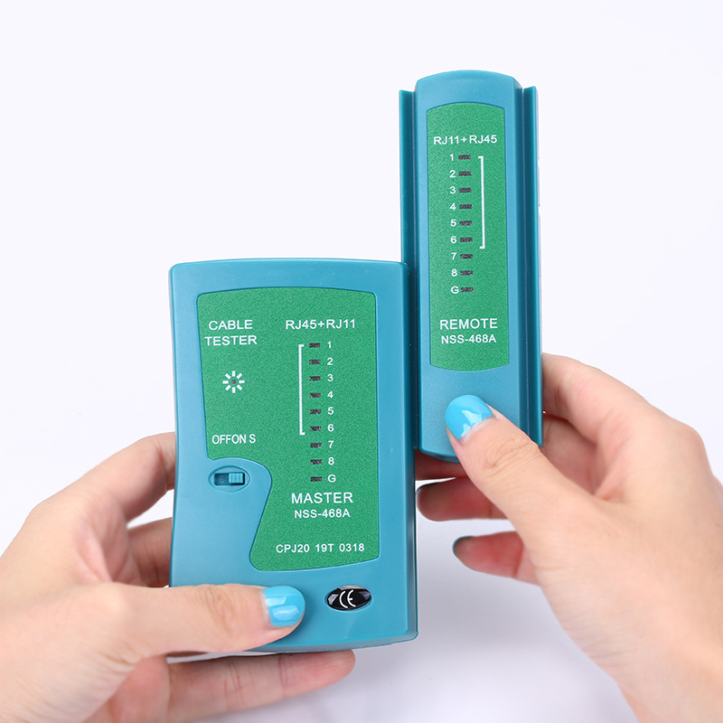 Tester 468 telephone network cable tester RJ45 RJ11 network cable test instrument network detector