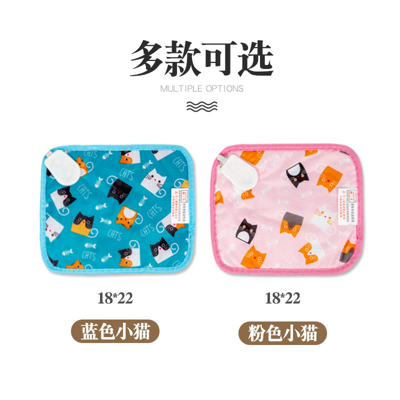 In stock wholesale climbing pet waterproof electric heating pad USB5V low voltage Parrot bird cage heating pad pet backpack heating pad