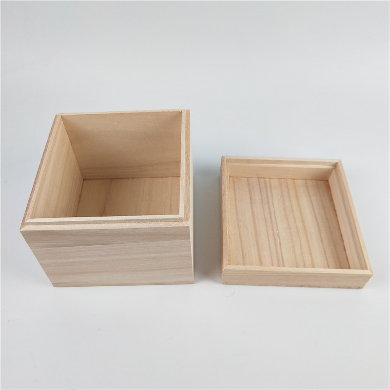 Wooden box Snow Mountain Cup packing box glass wooden box with lining double-piece lid wooden box with printed logo