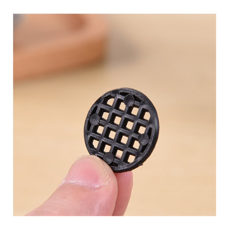 Flower pot bottom hole leak-proof soil round plastic gasket purple sand ceramic gardening colorful flower pot mat bottom insect-proof breathable mesh