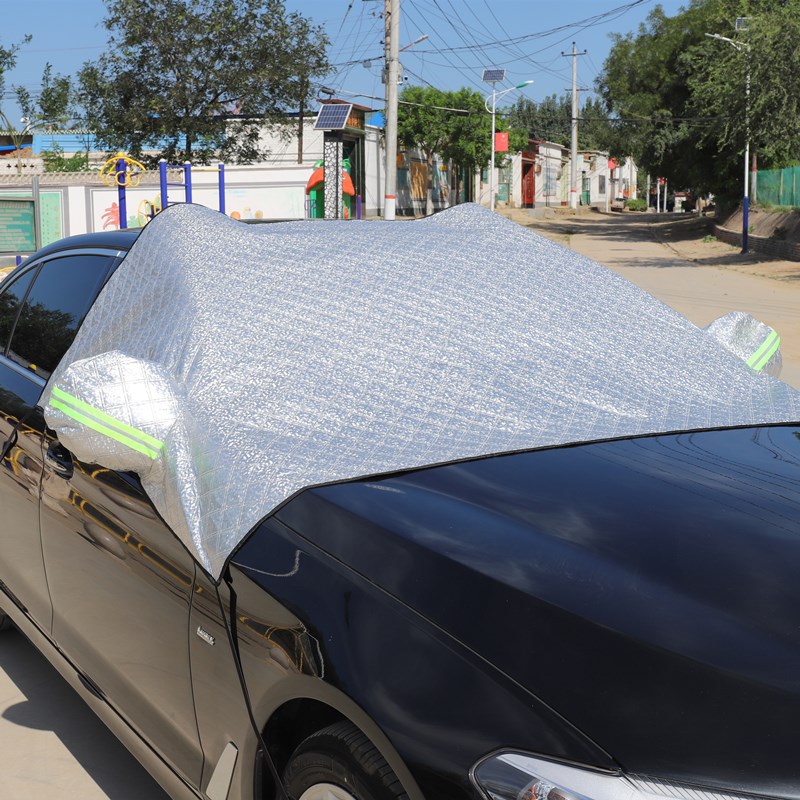 In-Stock Car Snow Cover Sunshade Frost Protection Snow Protection Anti-Freeze Car Cover Car Clothing Front Windshield Snow Cover Winter