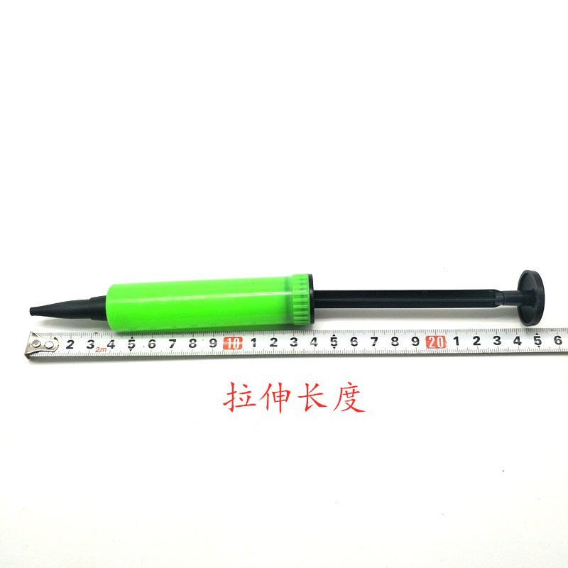 Factory wholesale portable mini hand push balloon inflator U-shaped pillow swimming ring plastic inflator