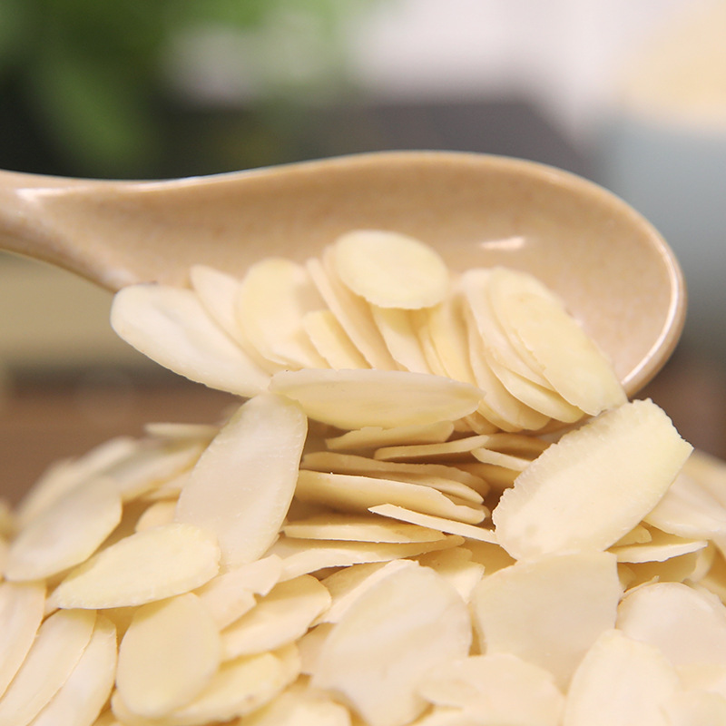 Pure Almond Slices Almond Slices 500g Baked Glutinous Rice Boat Raw Material Almond Flakes Cake Decoration Bulk Wholesale