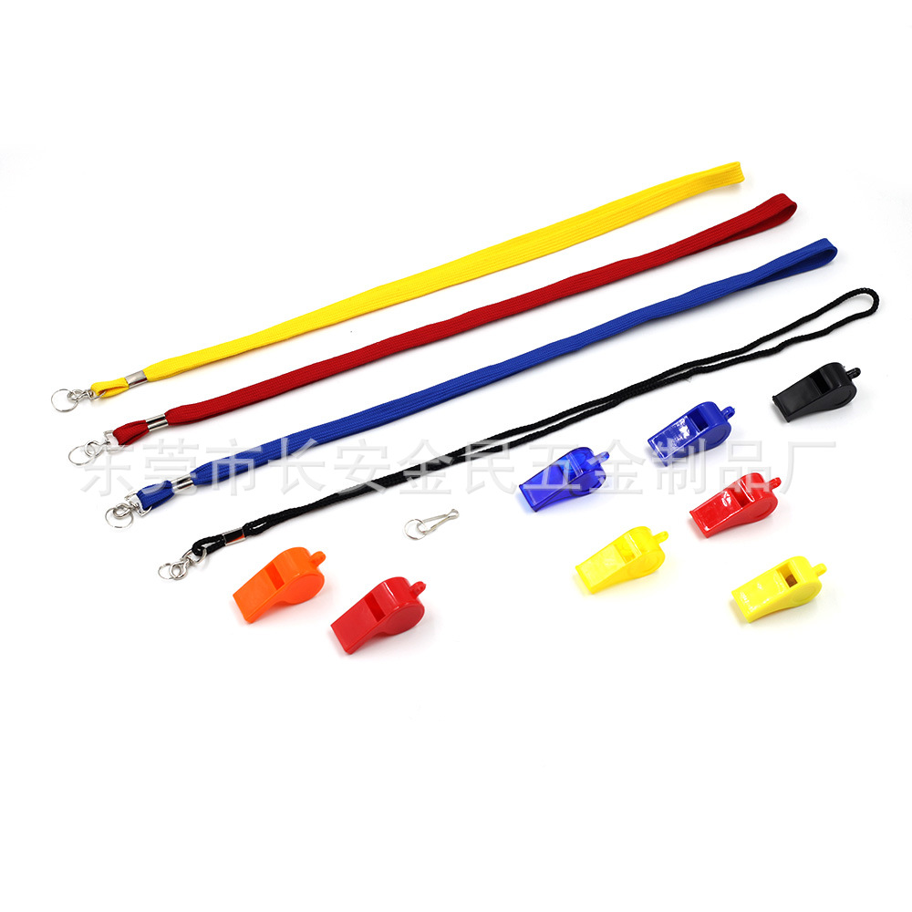 Manufacturers specializing in the production of high quality plastic ABS whistle referee life-saving training 304 stainless steel gold children's whistle