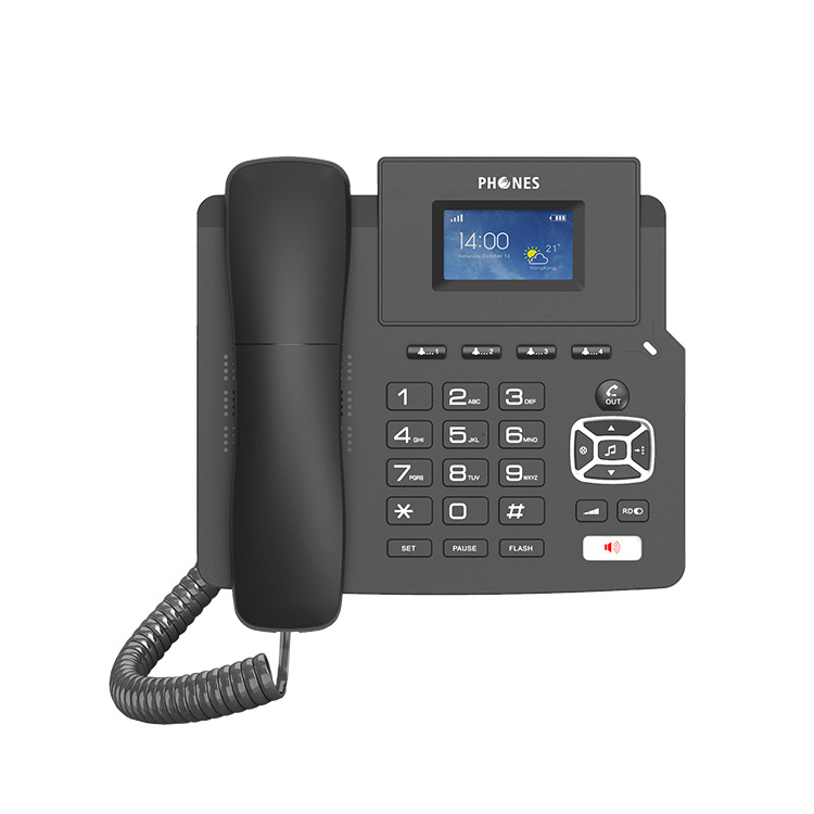 4g Full Network Voip Dual-Mode Wireless Fixed-Line Sip Ip Network Phone Wifi Enterprise Office Landline Smart