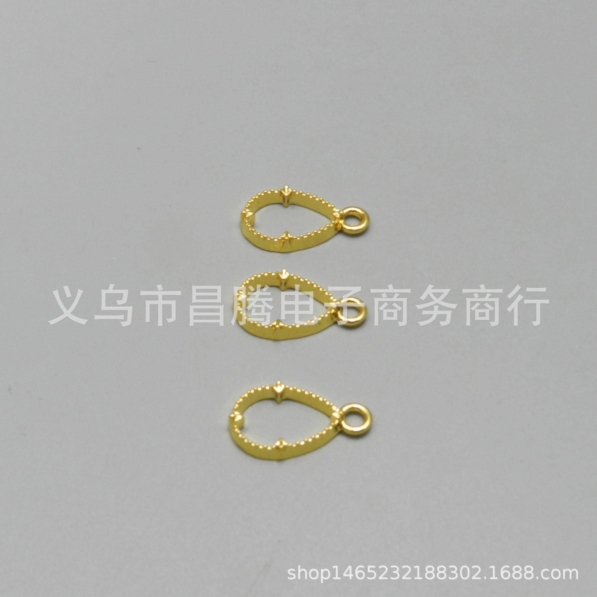 Color-preserving simple geometric uv epoxy frame resin glue metal hollow frame diy jewelry accessories handmade material