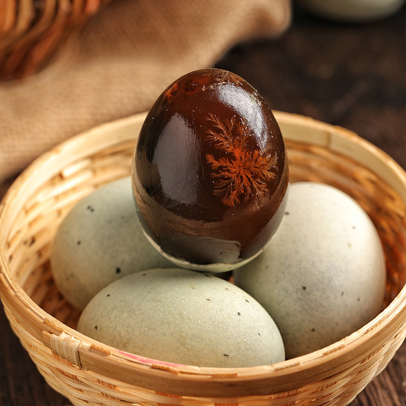 Overflow fragrant duck egg preserved egg preserved egg preserved egg wholesale factory Jiangxi Yunxin farm homemade preserved egg delivery in stock