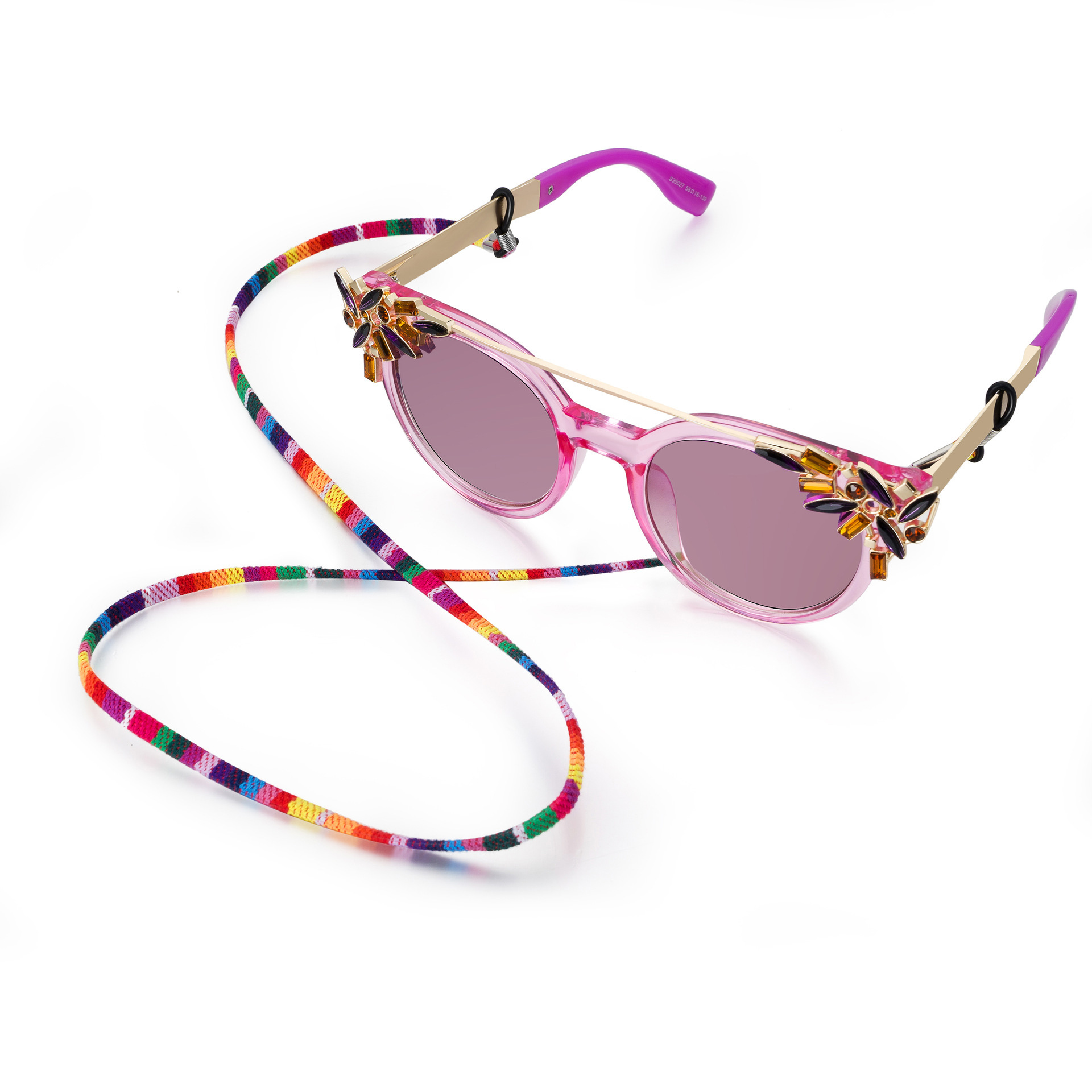 Glasses rope national style foreign trade glasses lanyard anti-loss lanyard multi-color optional colorful glasses rope