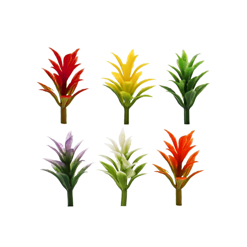 Sand table model DIY handmade material outdoor simulation plastic flowers and plants decoration model small flowers
