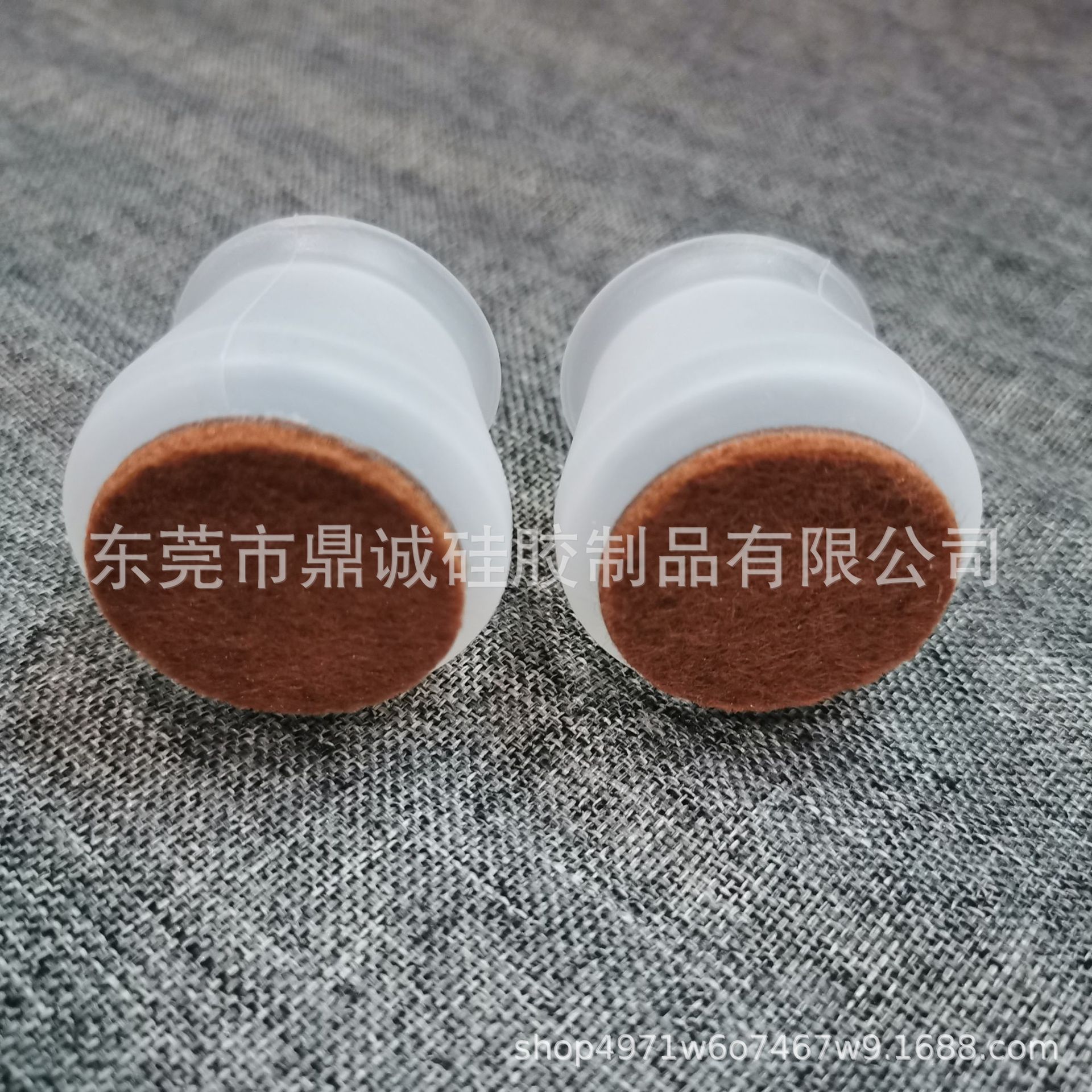 Silicone Table and Chair Foot Cover Table Foot Pad Table Leg Protective Cover Chair Protective Cushion Stool Anti-collision Sticker Felt Chair Foot Pad