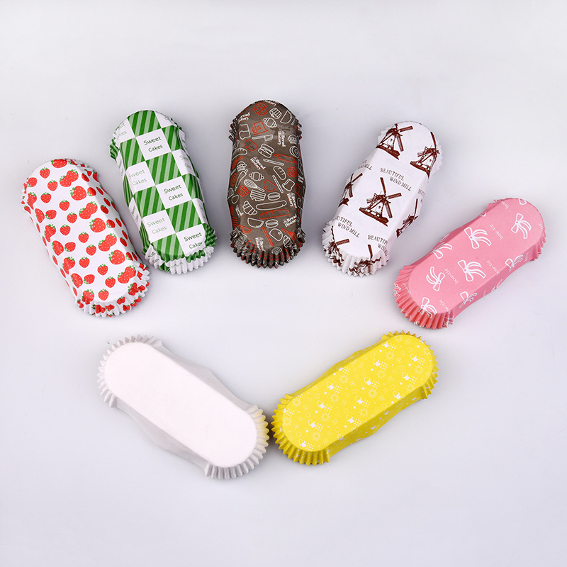 Baking paper cup windmill paper cup boat-shaped round baking cake paper cup high temperature resistant oil-proof paper cup bread paper holder