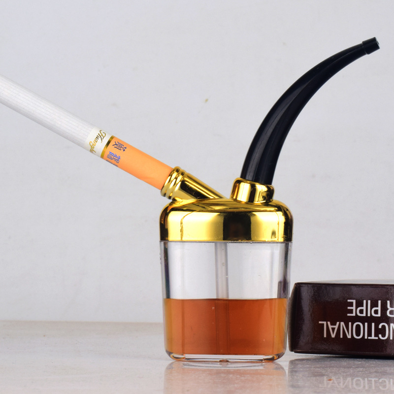 Factory Wholesale Hookah Multi-Filter Water Pipe Personalized Hookah Circulation Pot Pot Smoking Set Coarse, Medium and Fine Three-Use