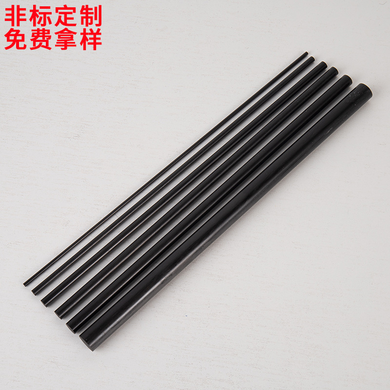 Carbon Fiber Rod Model Aircraft Carbon Fiber Rod Diameter 0.5-8mm Fiber Rod Round Rod High Strength Reinforced Rod Carbon Rod