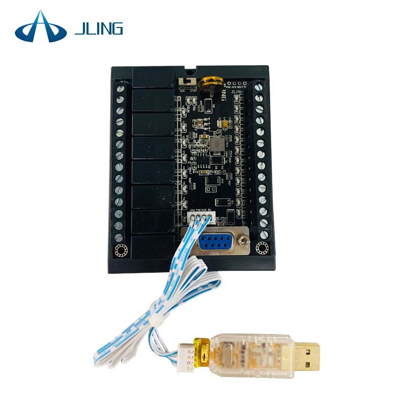 JLING factory direct FX1N-20MR with analog domestic plc Industrial Control Board shell relay 12 in 8 out