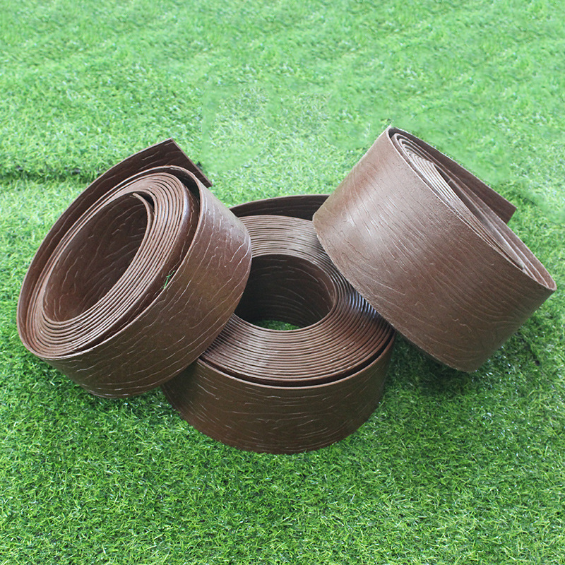 Factory wholesale large wood grain isolation belt landscaping grass stone isolation belt flower partition plate