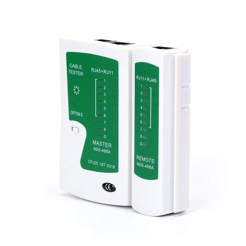 Network Test Instrument Network Cable Multi-Function Line Tester Rj45 Rj12 Detector Factory Direct Supply