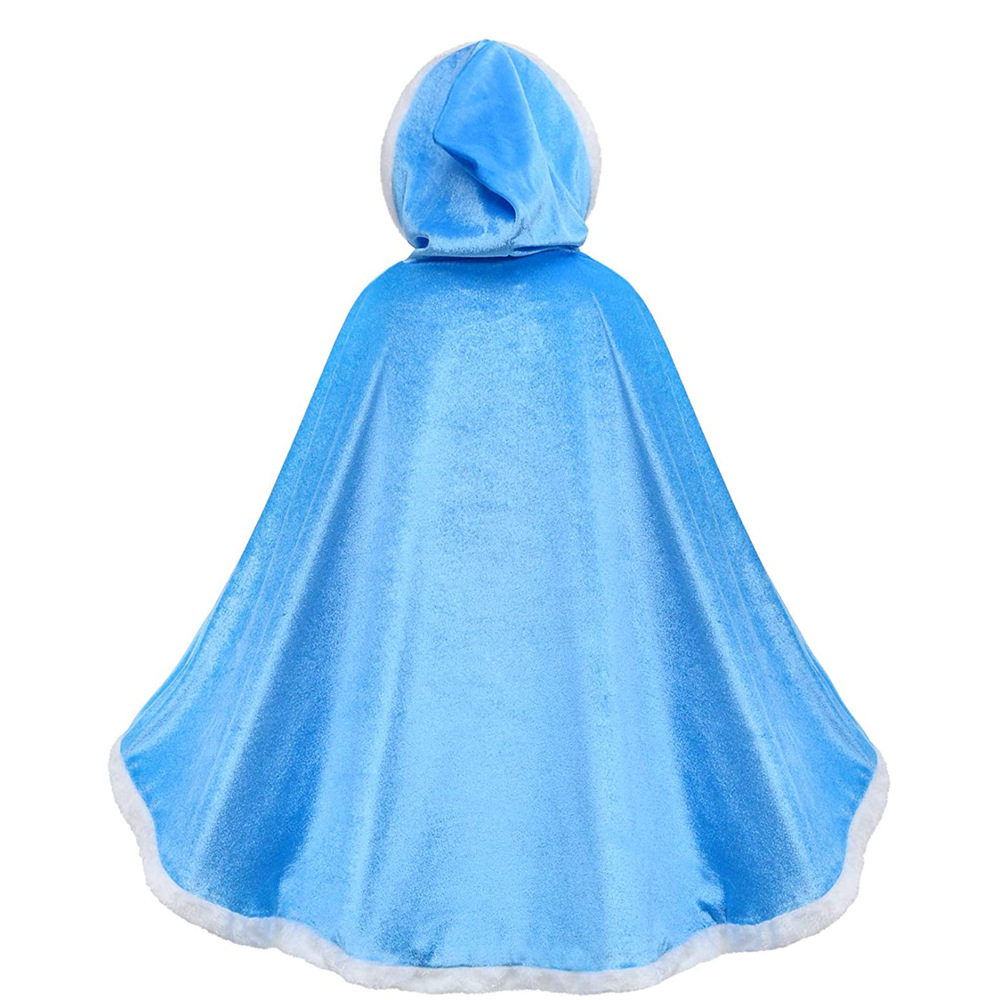 Christmas Children's Costume Frozen Aisha Princess Cape Cape Shawl Girl's Costume Aisha Shawl