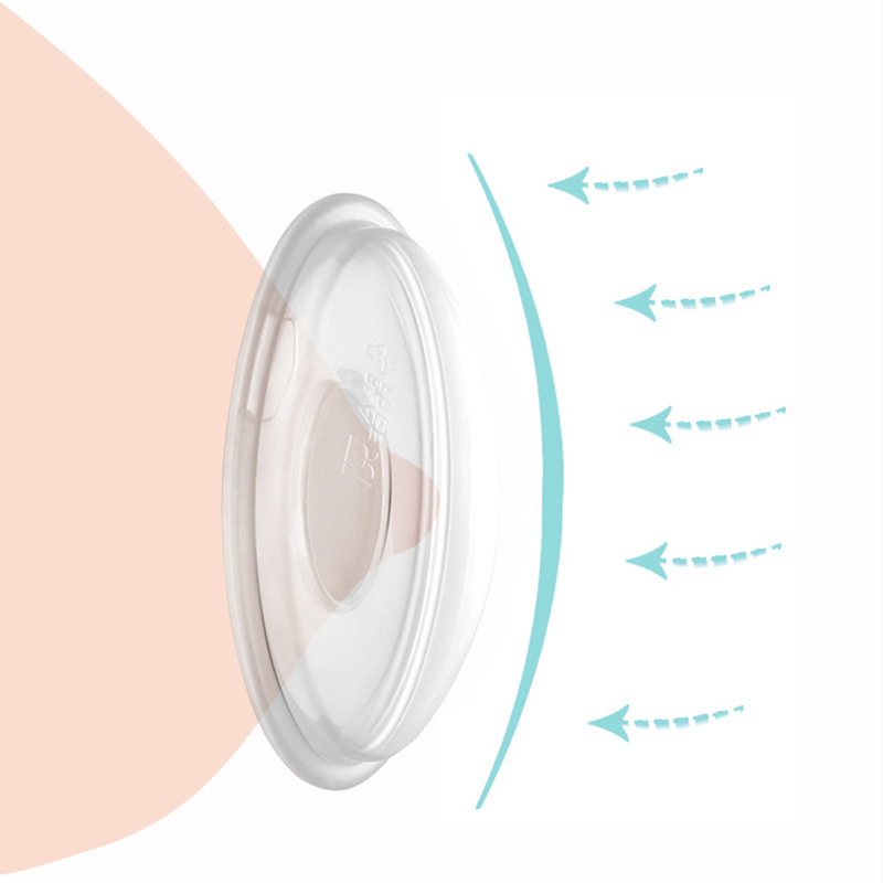 Manual breast milk silicone collector simple breast pump overflow milk leakage milk receiver silicone milk collector anti-overflow pad