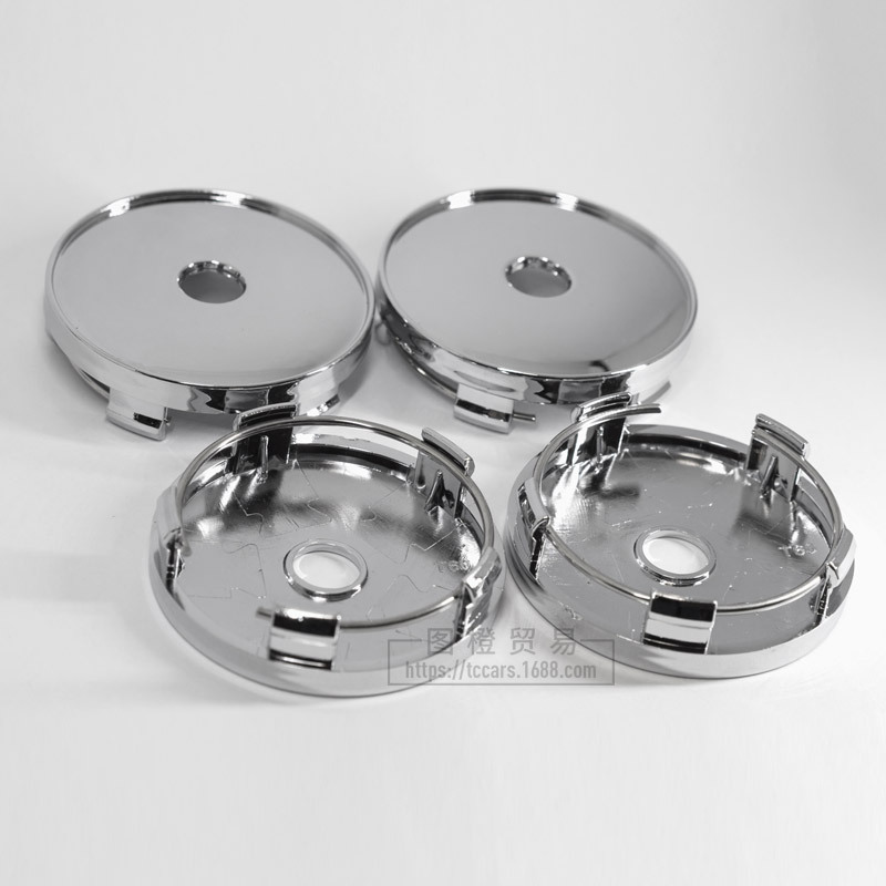 Manufacturer Wholesale T60 Universal Car Modified Hub Cap Electroplated Hub Center Cap Outer Diameter 60mm 030 Wheel Cap