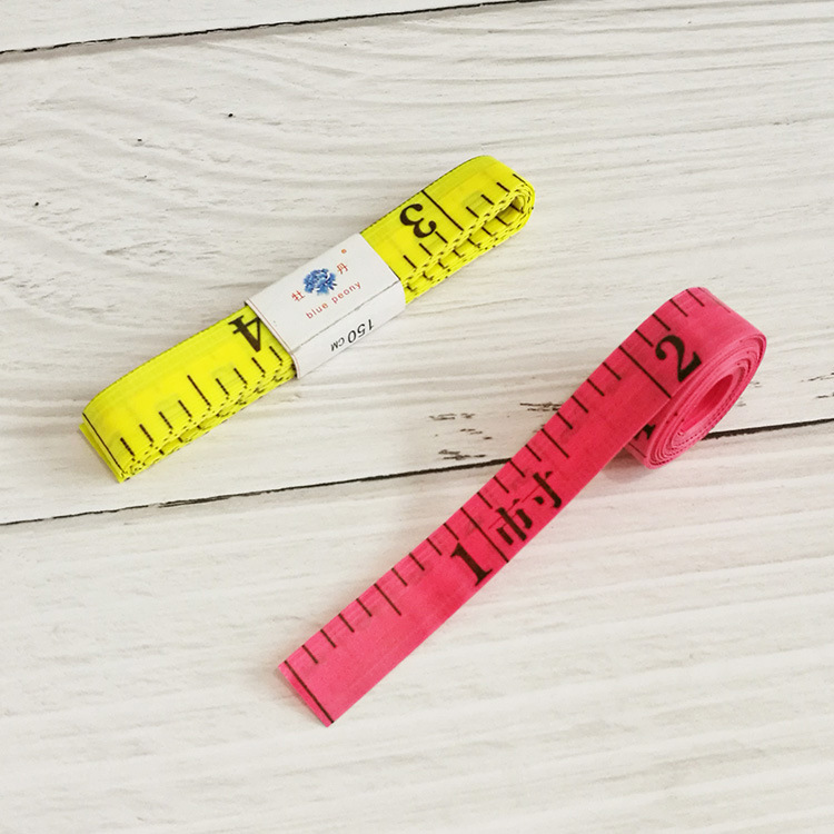 Colorful Bust Measuring Soft Ruler, Waist Circumference Ruler, Small Tape Measuring Ruler, Mini Clothing Meter Ruler