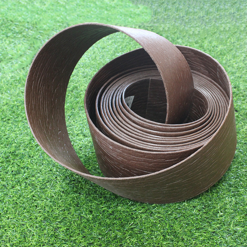 Factory wholesale large wood grain isolation belt landscaping grass stone isolation belt flower partition plate