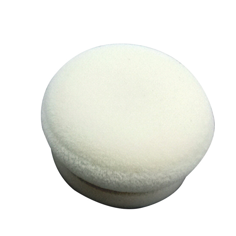 Flocked Powder Puff, Honey Powder Puff, Flocked Large Makeup Setting Round Hook Strap Replacement Powder Puff, Thickeneded and Double-Sided