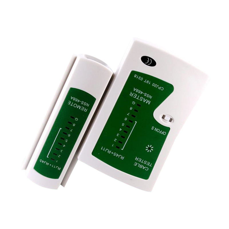 Network Test Instrument Network Cable Multi-Function Line Tester Rj45 Rj12 Detector Factory Direct Supply
