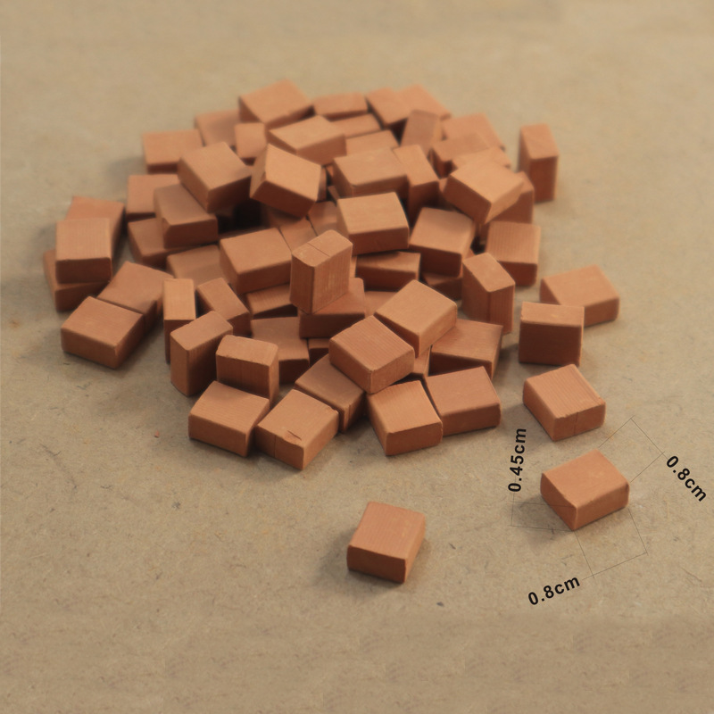 Masons diy Cabin miniature scene building model handmade bricklaying house toy children's simulation sand table