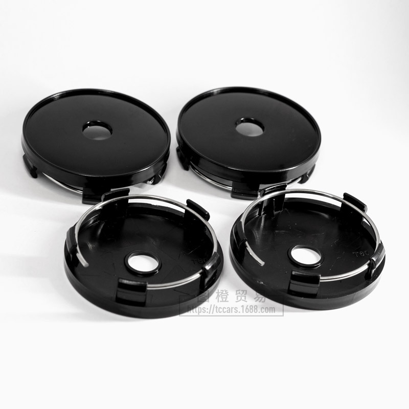 Manufacturer Wholesale T60 Universal Car Modified Hub Cap Electroplated Hub Center Cap Outer Diameter 60mm 030 Wheel Cap