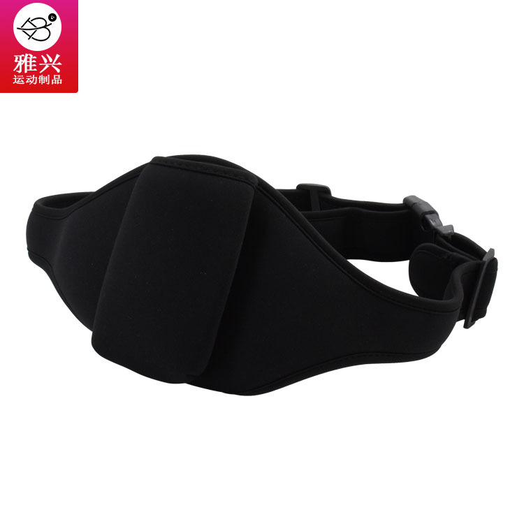 Factory Direct Sales Neoprene Material Outdoor Running Fitness Sports Waist Bag Microphone Bag Bracket Mini Mobile Phone Storage Bag