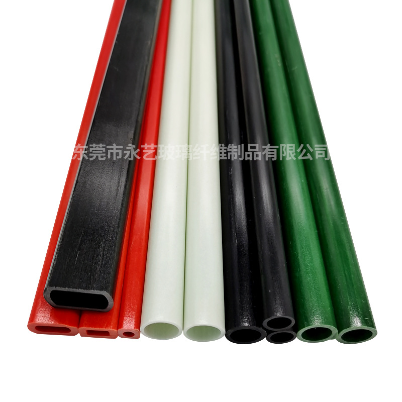 Special-Shaped Fiberglass Tube, Hollow Epoxy Fiber Tube, High Hardness Greenhouse Tent Support Rod Manufacturer Customized