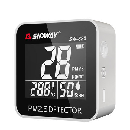 Sndway Air Quality Detector Sw825 Home Environment Pm2.5 Monitor Dust Haze Temperature and Humidity