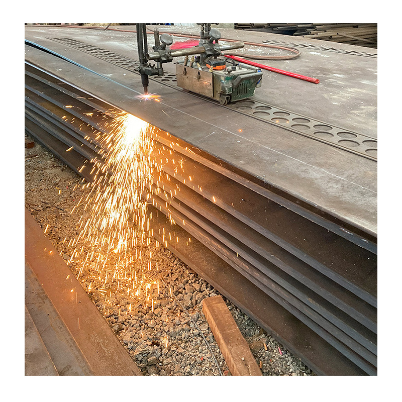 Q345B Shao Steel Hot-Rolled Medium-Thick Plate Low-Alloy High-Strength Steel Plate Q355B Manganese Plate Weather-Resistant Steel Plate Cutting and Processing