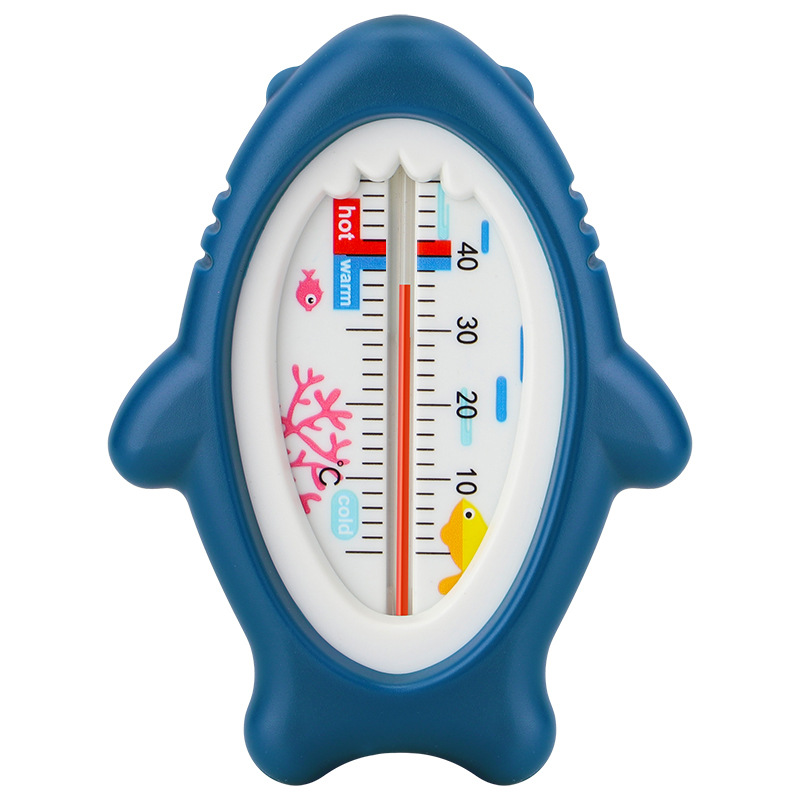 Swimbobo Water Thermometer Baby Bath Thermometer Shark Cartoon Shape Kerosene Temperature Sensing Thermometer