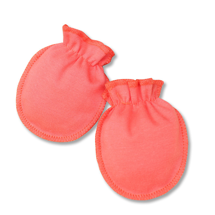 European and American Spring, Autumn and Winter Infant Anti-scratch Gloves Newborn Baby Cotton Gloves Protective Small Gloves